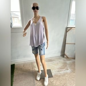 Lilac tank top, Med.,